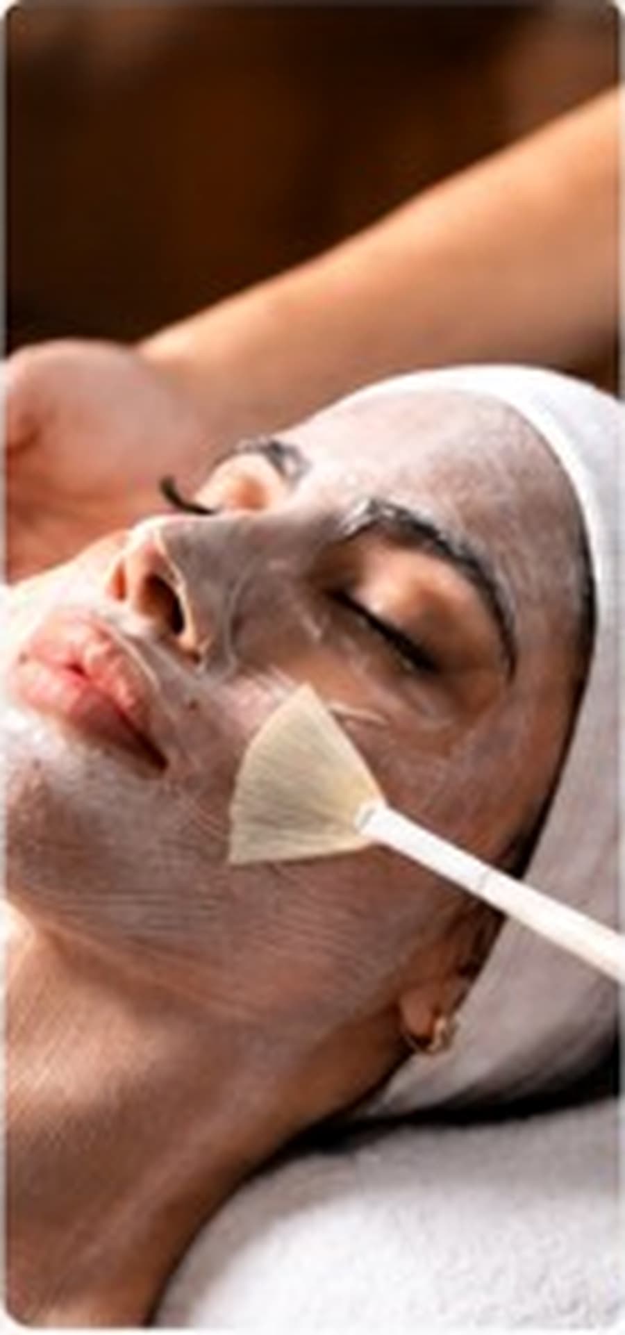 Client receiving a professional wellness treatment